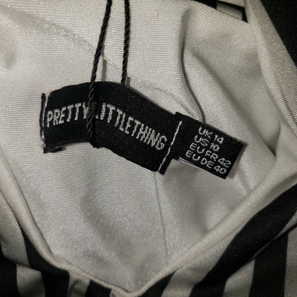 PLT Black Mono Stripe Lion Belted Swimsuit - Picture 5 of 5